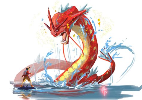 Awesome Red Gyarados Wallpapers .
